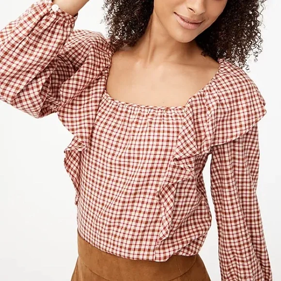 NWOT J. Crew Cotton Blouse - Picture 2 of 11